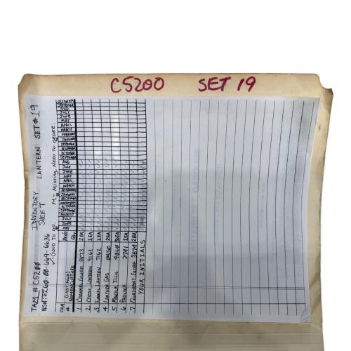 収納ケース 米軍放出品 ランタンコンテナ（GIランタンx2収納可） 海兵隊ストックリスト(コピー)付属