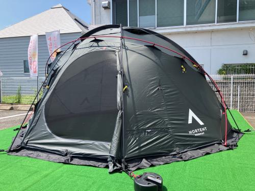 NORTENT (ノルテント) シェルター アーミーグリーン Gamme6 EXTREME 約370×370×185cm 3～5人用 程度A 程度A スカートあり