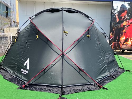 NORTENT (ノルテント) シェルター アーミーグリーン Gamme6 EXTREME 約370×370×185cm 3～5人用 程度A 程度A スカートあり