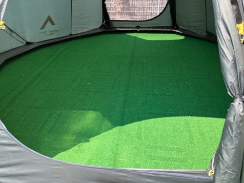 NORTENT (ノルテント) シェルター アーミーグリーン Gamme6 EXTREME 約370×370×185cm 3～5人用 程度A 程度A スカートあり