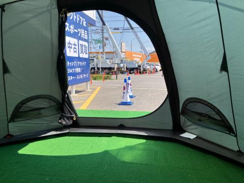 NORTENT (ノルテント) シェルター アーミーグリーン Gamme6 EXTREME 約370×370×185cm 3～5人用 程度A 程度A スカートあり