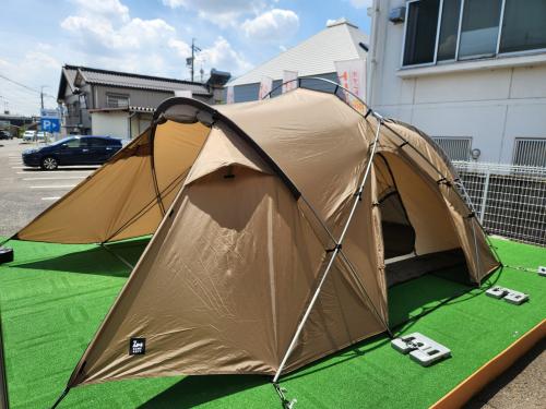 ZANE ARTS (ゼインアーツ) ツールームテント 2024年販売モデル インナー・フライ共にヨゴレ有 DT-024 クク1 540x320x165cm 程度B 程度B