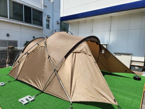 ZANE ARTS (ゼインアーツ) ツールームテント 2024年販売モデル インナー・フライ共にヨゴレ有 DT-024 クク1 540x320x165cm 程度B 程度B