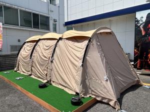 DOD (ディーオーディー) ツールームテント T5-689-TN カマボコテント3M 約640×300×195cm 3～5人用 程度B 程度A スカートあり