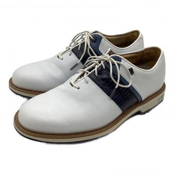 FOOT-JOY (フットジョイ) ゴルフシューズ 54301J ドライジョイズ プレミアパッカード メンズ SIZE 25cm ホワイト