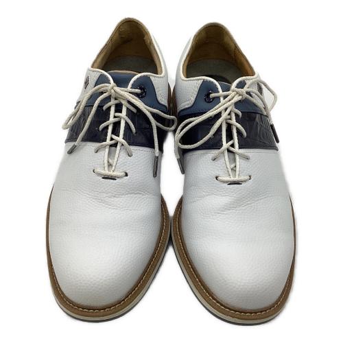 FOOT-JOY (フットジョイ) ゴルフシューズ 54301J ドライジョイズ プレミアパッカード メンズ SIZE 25cm ホワイト