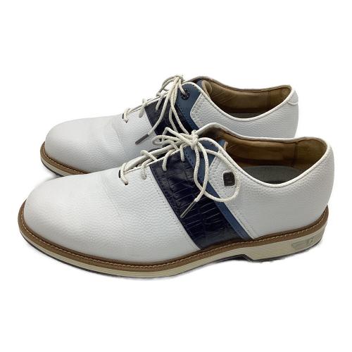FOOT-JOY (フットジョイ) ゴルフシューズ 54301J ドライジョイズ プレミアパッカード メンズ SIZE 25cm ホワイト