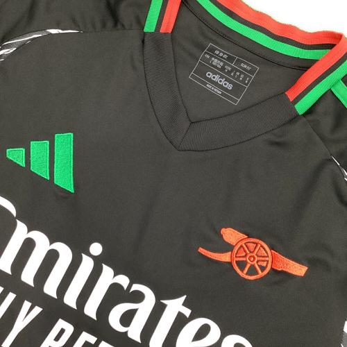 アーセナルFC レプリカ サッカーユニフォーム 24/25シーズンアウェイ SIZE XL ブラック