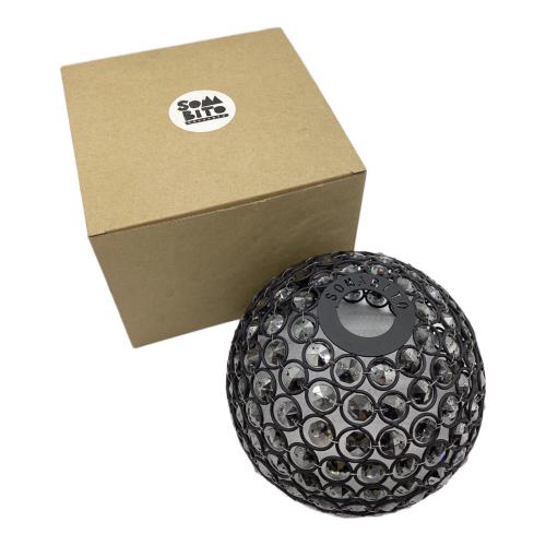 SOMABITO (ソマビト) ランタンアクセサリー ブラックフレームxグレークリスタル ゼロジュアリーシェードDAIBUTSU