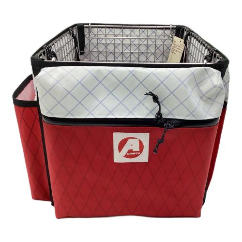 asimocrafts (アシモクラフツ) 収納ケース GO OUTジャック企画抽選販売品 アシモレッドxホワイト GoodforNothing GEAR KARGO