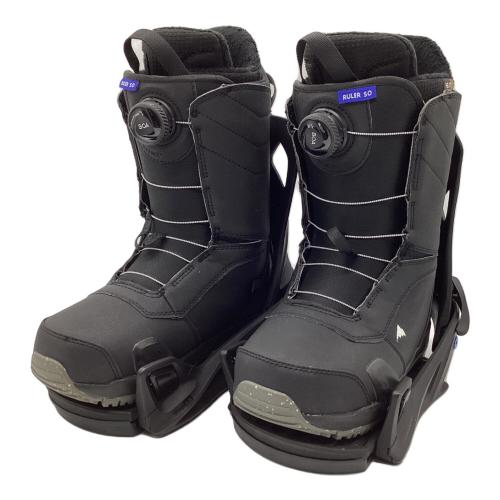 BURTON (バートン) RULER SO/Step ON Re:Flexセット ビンディング メンズモデル ブーツ22-23/バイン21-22 ブーツ:25cm/バインSサイズ ブラック