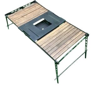 WILD OUTDOOR (ワイルドアウトドア) アウトドアテーブル タフ丸アイアンテーブル FINAL EDETION