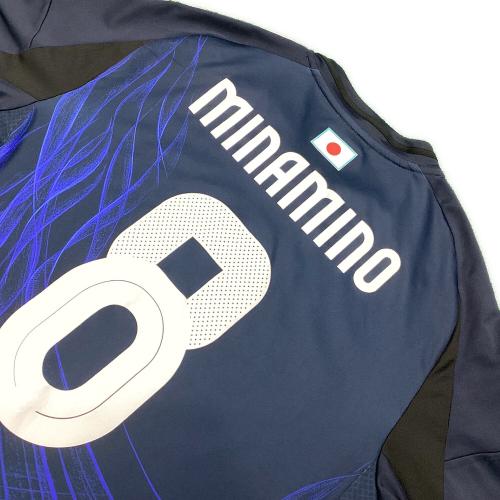 日本代表 (ニホンダイヒョウ) サッカーユニフォーム SIZE 2XL ネイビー 南野拓実【8】2024年ホーム Y-3 レプリカ