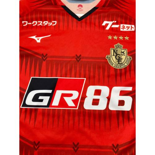 名古屋グランパス (ナゴヤグランパス) オーセンティック サッカーユニフォーム キャスパー・ユンカー【77】2023年鯱の大祭典 SIZE M レッド
