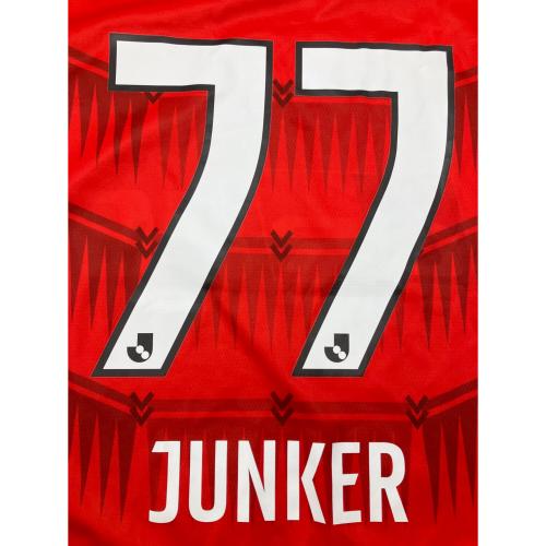名古屋グランパス (ナゴヤグランパス) オーセンティック サッカーユニフォーム キャスパー・ユンカー【77】2023年鯱の大祭典 SIZE M レッド