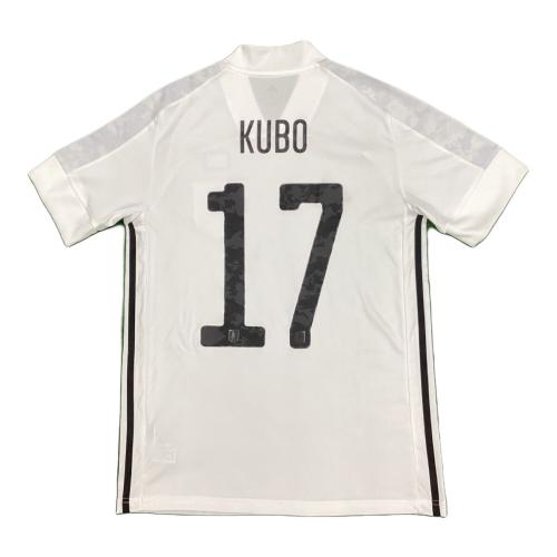 日本代表 (ニホンダイヒョウ) サッカーユニフォーム SIZE M ホワイト 久保建英【17】2020年アウェイ adidas レプリカ