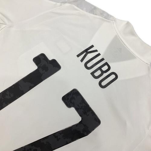 日本代表 (ニホンダイヒョウ) サッカーユニフォーム SIZE M ホワイト 久保建英【17】2020年アウェイ adidas レプリカ