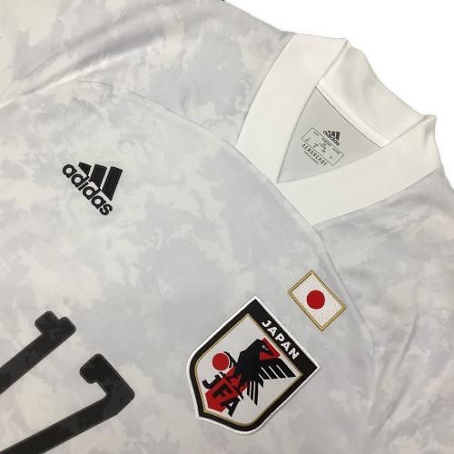 日本代表 (ニホンダイヒョウ) サッカーユニフォーム SIZE M ホワイト 久保建英【17】2020年アウェイ adidas レプリカ