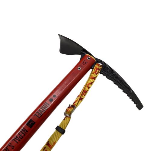 GRIVEL (グリベル) ピッケル レッド×ブラック ネパールSA 約58㎝