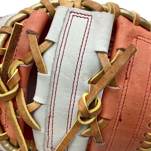 Wilson (ウィルソン) Wannabe HERO 軟式グローブ RIIN3FZ 社外ケース付 ホワイト×オレンジ