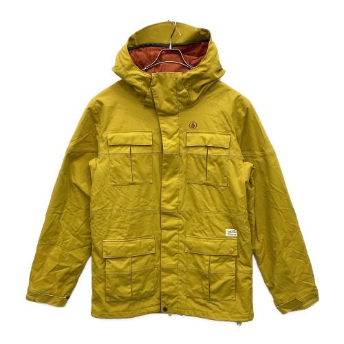 VOLCOM (ボルコム) CAPTAIN JACKET mus スノーボードウェア(ジャケット) イエローxオレンジ メンズ SIZE L イエロー