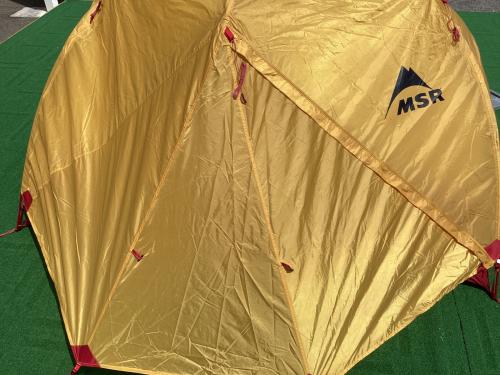 MSR　エリクサー2 ゴールド　213x127x102cm　フットプリント付