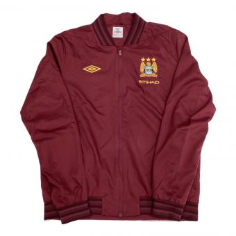 マンチェスター・シティFC サッカーウェア(トップス) メンズ SIZE XL ワインレッド 12/13シーズンウォークアウトジャケット UMBRO