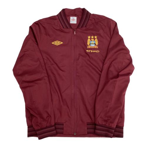 マンチェスター・シティFC サッカーウェア(トップス) メンズ SIZE XL ワインレッド 12/13シーズンウォークアウトジャケット UMBRO