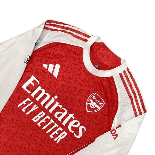 アーセナルFC サッカーユニフォーム SIZE 2XL レッド×ホワイト マルティン・スビメンディ【36】25/26シーズンホーム adidas オーセンティック（長袖）