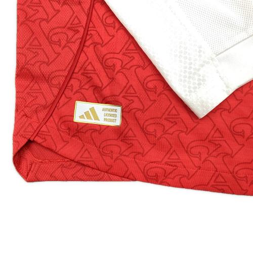 アーセナルFC サッカーユニフォーム SIZE 2XL レッド×ホワイト マルティン・スビメンディ【36】25/26シーズンホーム adidas オーセンティック（長袖）