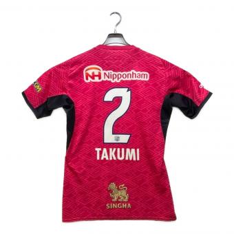 セレッソ大阪 (セレッソオオサカ) レプリカ サッカーユニフォーム 中村拓海【2】2025シーズンホーム SIZE XL ショッキングピンク