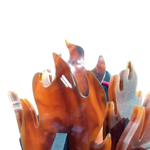 soulabo (ソウラボ) ランタンアクセサリー ゴールゼロ用 AGAVEっ甲 BONFIRE[赤]