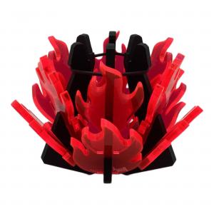 soulabo (ソウラボ) ランタンアクセサリー AGAVE-ZERO BONFIRE 蛍光レッド