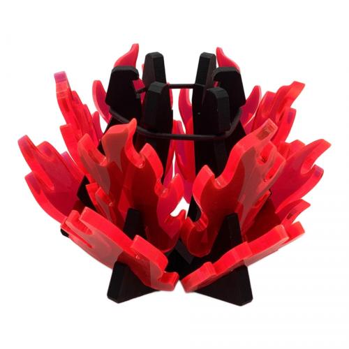 soulabo (ソウラボ) ランタンアクセサリー AGAVE-ZERO BONFIRE 蛍光レッド