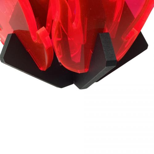 soulabo (ソウラボ) ランタンアクセサリー AGAVE-ZERO BONFIRE 蛍光レッド