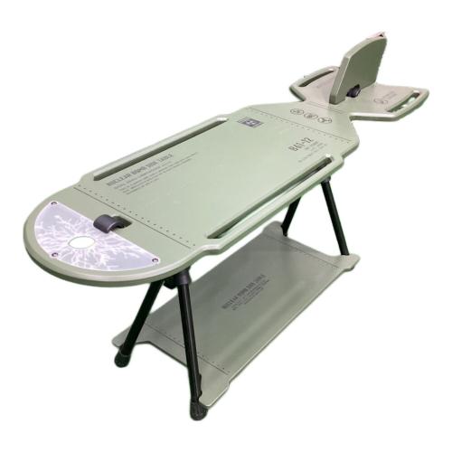 ON-U LIFE (オンユー ライフ) アウトドアテーブル ランタンポール、プレート欠品 オリーブ MyTan table goalzero