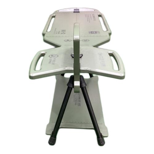 ON-U LIFE (オンユー ライフ) アウトドアテーブル ランタンポール、プレート欠品 オリーブ MyTan table goalzero