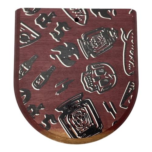 WHAT WE WANT (ワットウィーウォント) ランタンスタンド SP CARTEL生刷りカスタム WWW GOALSTAND OAK VIOLET