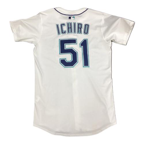 シアトル・マリナーズ  イチロー【51】殿堂入りワッペン付 MLBマーク @ NIKE FANATIC ユニフォーム エリートユニフォーム ホーム オーセンティック