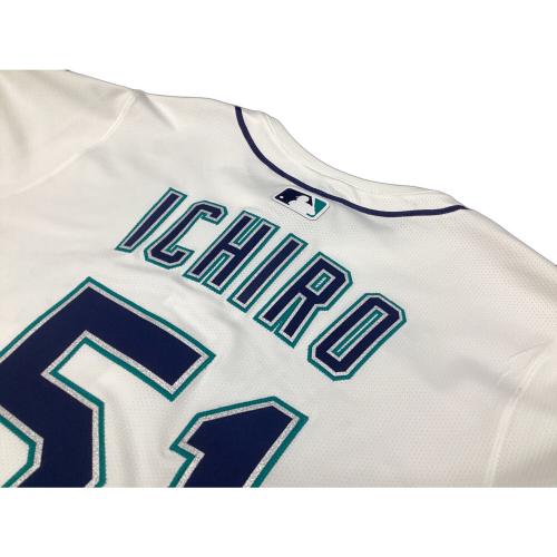 シアトル・マリナーズ  イチロー【51】殿堂入りワッペン付 MLBマーク @ NIKE FANATIC ユニフォーム エリートユニフォーム ホーム オーセンティック