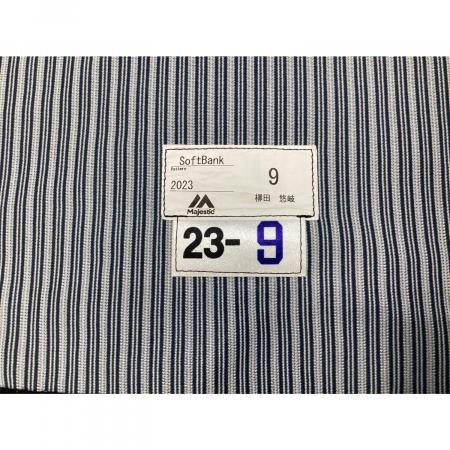 福岡ソフトバンクホークス 柳田悠岐【9】キャプテンマーク付 NPBマーク