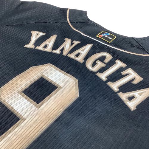 福岡ソフトバンクホークス   柳田悠岐【9】キャプテンマーク付 NPBマーク  Majestic ユニフォーム 2023年ダブルアニバーサリーユニフォーム 選手支給