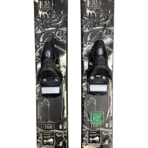 ROSSIGNOL (ロシニョール) S3 ファットスキー フリースタイル ブラック キズ・エッジサビ・ネームシール跡有 168cm