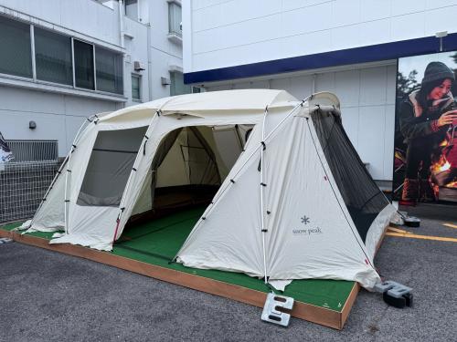 Snow peak (スノーピーク) ツールームテント TP-671IV シートヨゴレ有 2022年製 ランドロックアイボリー
