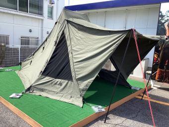 UJack (ユージャック) モノポールテント ヨゴレ小有 オリーブ サーペントTC