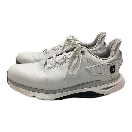 FOOT-JOY (フットジョイ) スパイクレス ゴルフシューズ 56916J ロエスエルエックス カーボン レザー LACED メンズ SIZE 26cm ホワイト