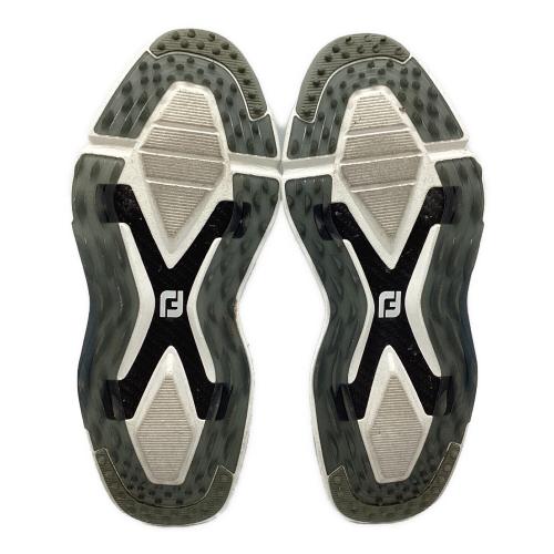 FOOT-JOY (フットジョイ) スパイクレス ゴルフシューズ 56916J ロエスエルエックス カーボン レザー LACED メンズ SIZE 26cm ホワイト