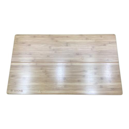 Snow peak (スノーピーク) アウトドアテーブル LV-100TL ワンアクションローテーブル Light Bamboo