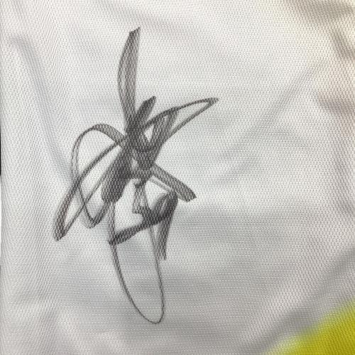 福岡ソフトバンクホークス (フクオカソフトバンクホークス) 応援グッズ SIZE L ホワイト×イエロー 石川柊太【29】サイン証明書付 ユニフォーム 2024ファイト！九州レプリカユニフォーム レプリカ