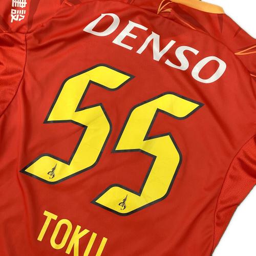 名古屋グランパス (ナゴヤグランパス) 徳元悠平【55】 オーセンティック サッカーユニフォーム 2025シーズンホーム SIZE XL